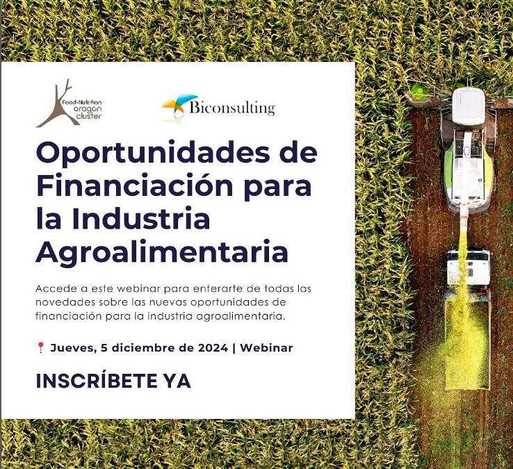 Jornada sobre Oportunidades de Financiación en la Industria Alimentaria