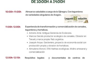 5 Junio en Perales de Alfambra: Hacia nuevas fórmulas de transformación agroalimentaria colectiva