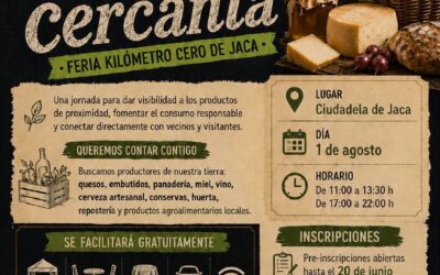 Feria de Jaca “Sabores de cercanía” 1 de Agosto en la Ciudadela