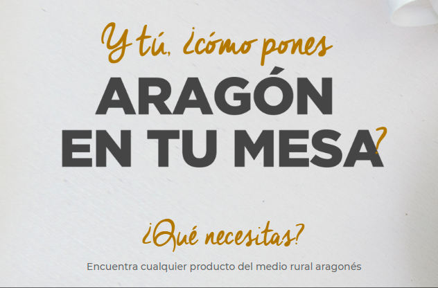 «Pon Aragón en tu mesa» moderniza su web