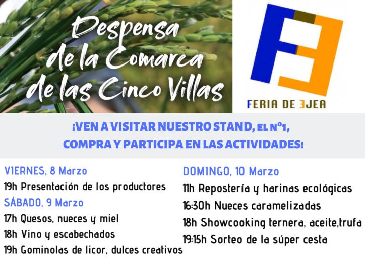 La Despensa de las Cinco Villas en la Feria de Ejea del 8 al 10 de Marzo