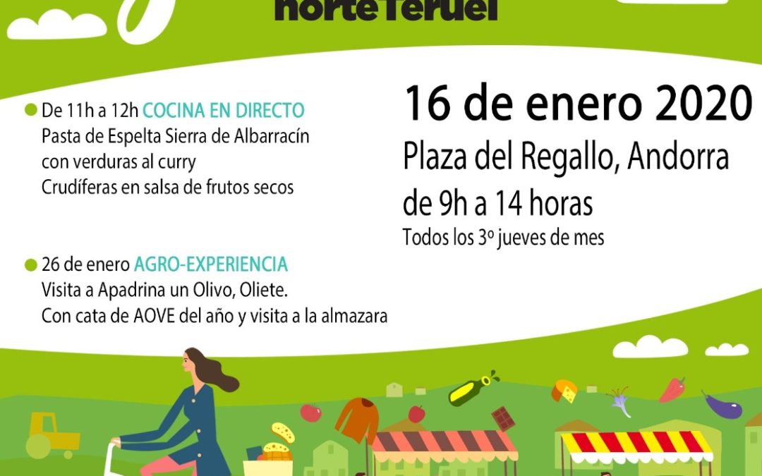Mercado Local y Agroecológico Norte Teruel jueves, 16 de Enero