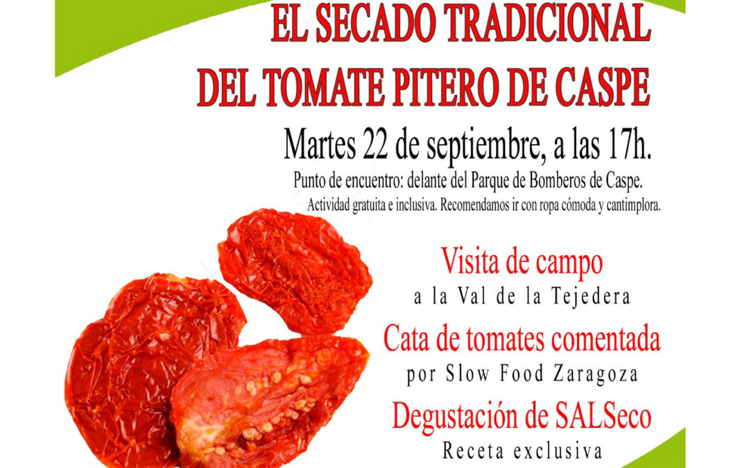 Agroexperiencia ‘El secado tradicional del tomate pitero de Caspe’