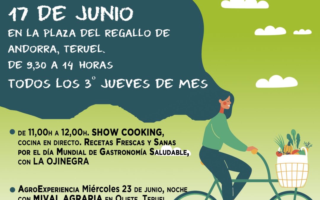 Mercado Agroecológico norte Teruel, jueves 17 de junio