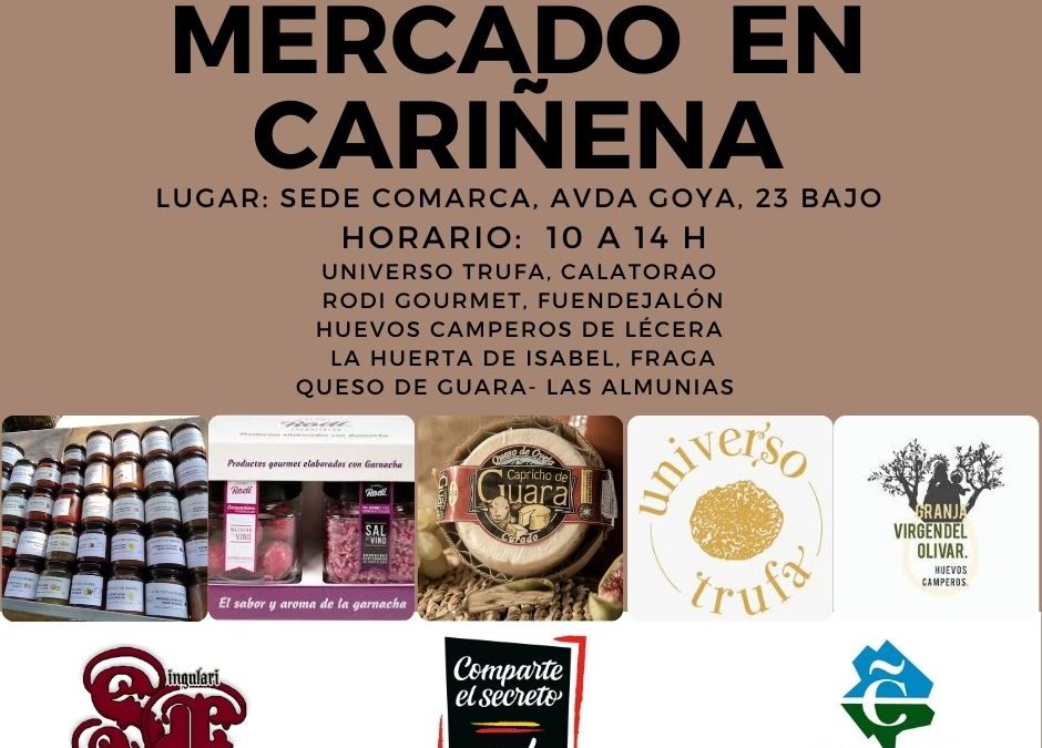 Mercado Agroalimentario en Cariñena, Domingo 20 de Junio-
