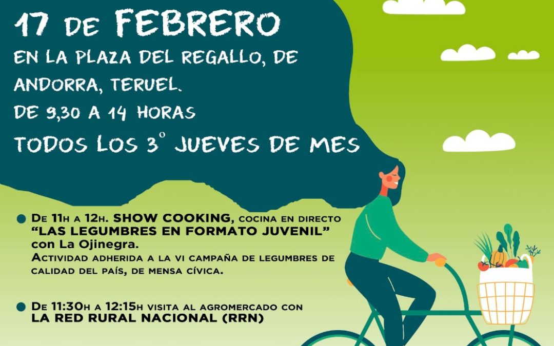 Mercado Agroecológico norte Teruel, jueves 17 de febrero