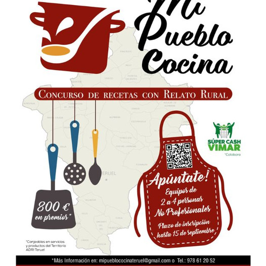«Mi pueblo cocina», de Agosto a Octubre en los pueblos de Adri Teruel