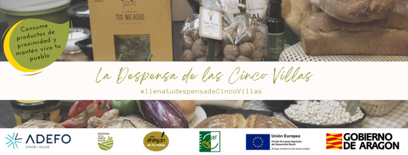 «Llena tu despensa de Cinco Villas» campaña difusión redes sociales para el producto local