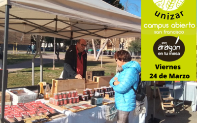 Mercado del Campus Universitario en Zaragoza viernes 24 de Marzo
