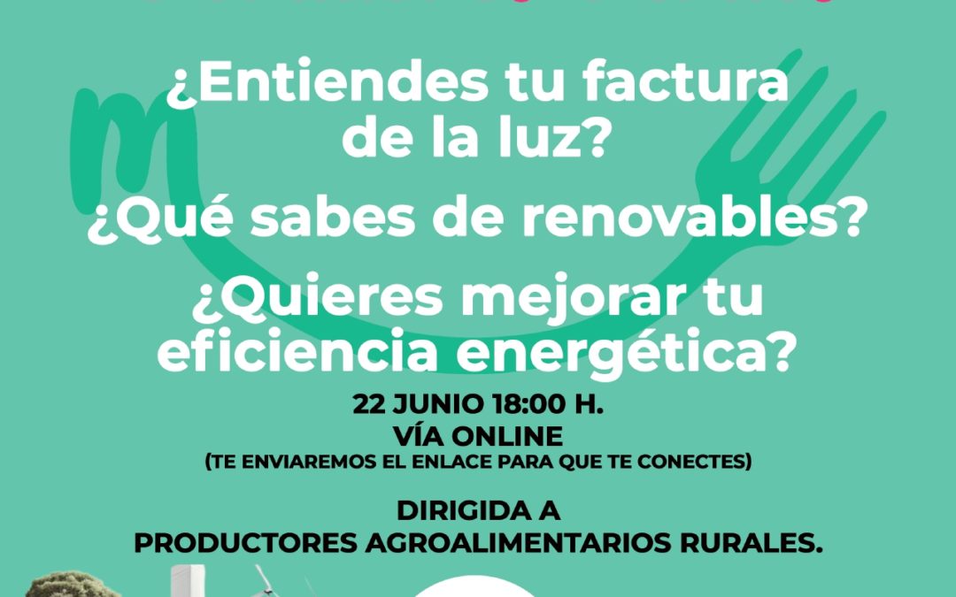 «Obradores verdes» Jornada sobre eficiencia energética para productores agroalimentarios