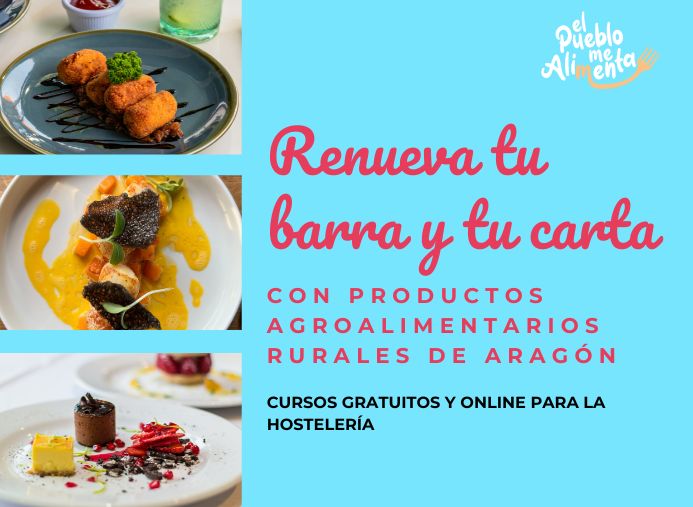 Renueva tu carta y barra con productos locales- Cursos para la hostelería gratuitos y online- Escuela del Azafrán