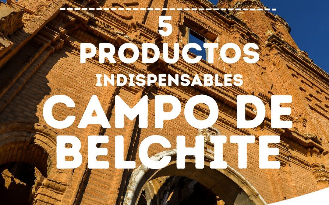 5 productos imprescindibles en el Campo de Belchite