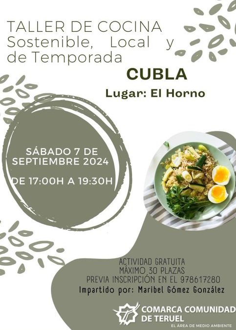 Taller de cocina Sostenible, Local y de Temporada