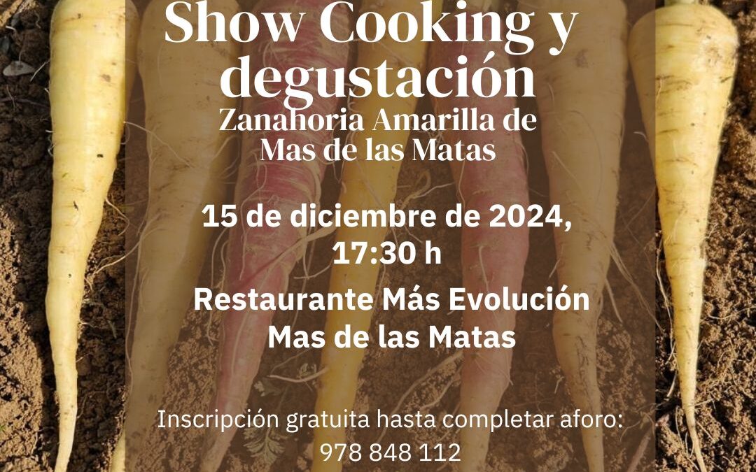 Jornada sobre la Zanahoria amarilla en Mas de las Matas, 15 diciembre