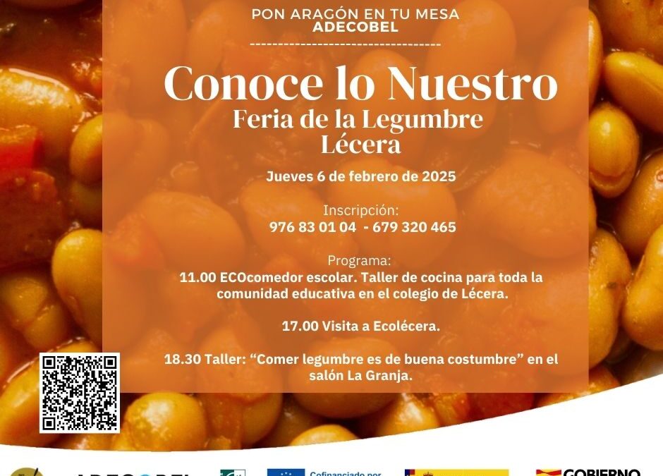 ¡Feria de la Legumbre en Adecobel! 6 de Febrero en Lécera