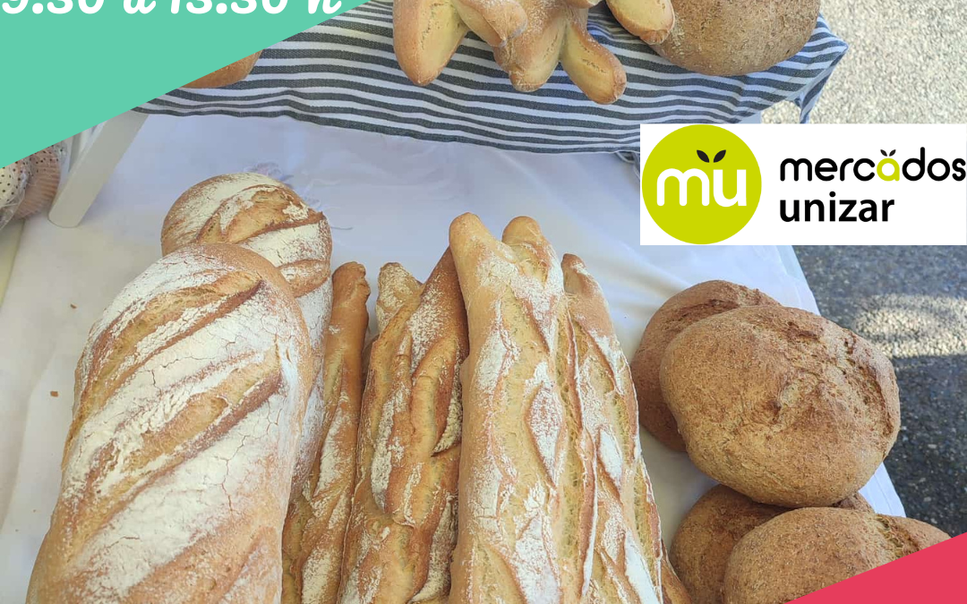4 Abril, Mercado en el Campus Universitario de Zaragoza, tu compra local y ecológica semanal