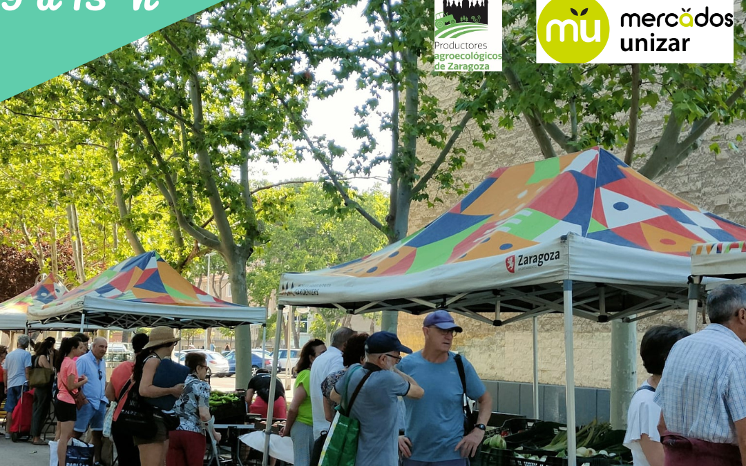 25 Julio, Mercado Unizar, ven a comprar local y ecológico a tu mercado semanal
