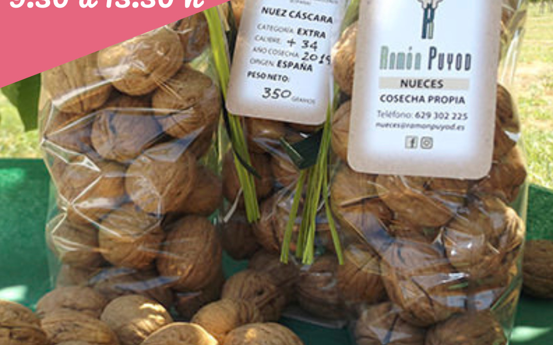 Mercado Unizar viernes 24 Octubre, tu compra local y ecológica semanal