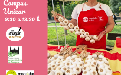 Mercado Unizar Viernes 28 de noviembre, productos locales y ecológicos ¡y lotes!