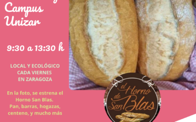 Mercado Unizar Viernes 22 mayo, se estrena Horno San Blas y celebramos el día del «Orgullo Loco» loco»
