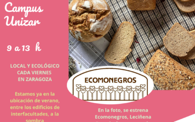 Mercado Unizar Viernes 5 de Junio, se estrena en el mercado Ecomonegros