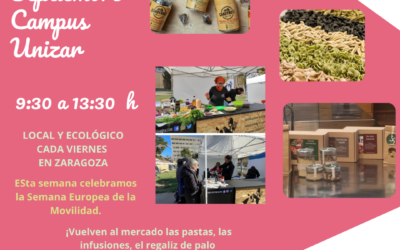 Mercado Unizar Viernes 18 septiembre, ¡vuelven las actividades al mercado!¡Vuelve la cocina en directo!