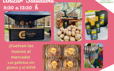 Mercado Unizar Viernes 23 Octubre, ¡llegan las nueces al mercado! ahora sí es otoño