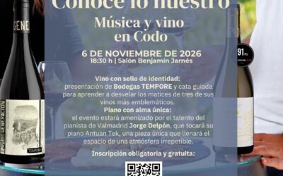 Codo, 6 de Noviembre, «Música y Vino» -Conoce y Saborea el Campo de Belchite, organiza Adecobel