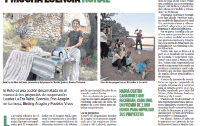 EL RETO en Heraldo de Aragón, 11 proyectos, 27 emprendedores y mucha esencia rural